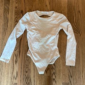 Nonchalant gold bodysuit